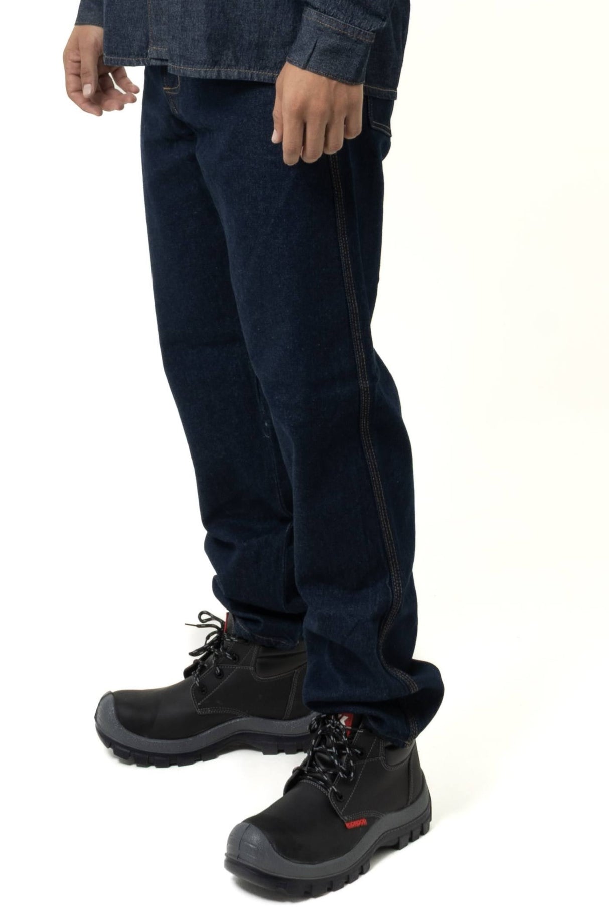 Pantalón Índigo para Hombre – 4 Bolsillos, Costuras Reforzadas y Cañesú Posterior