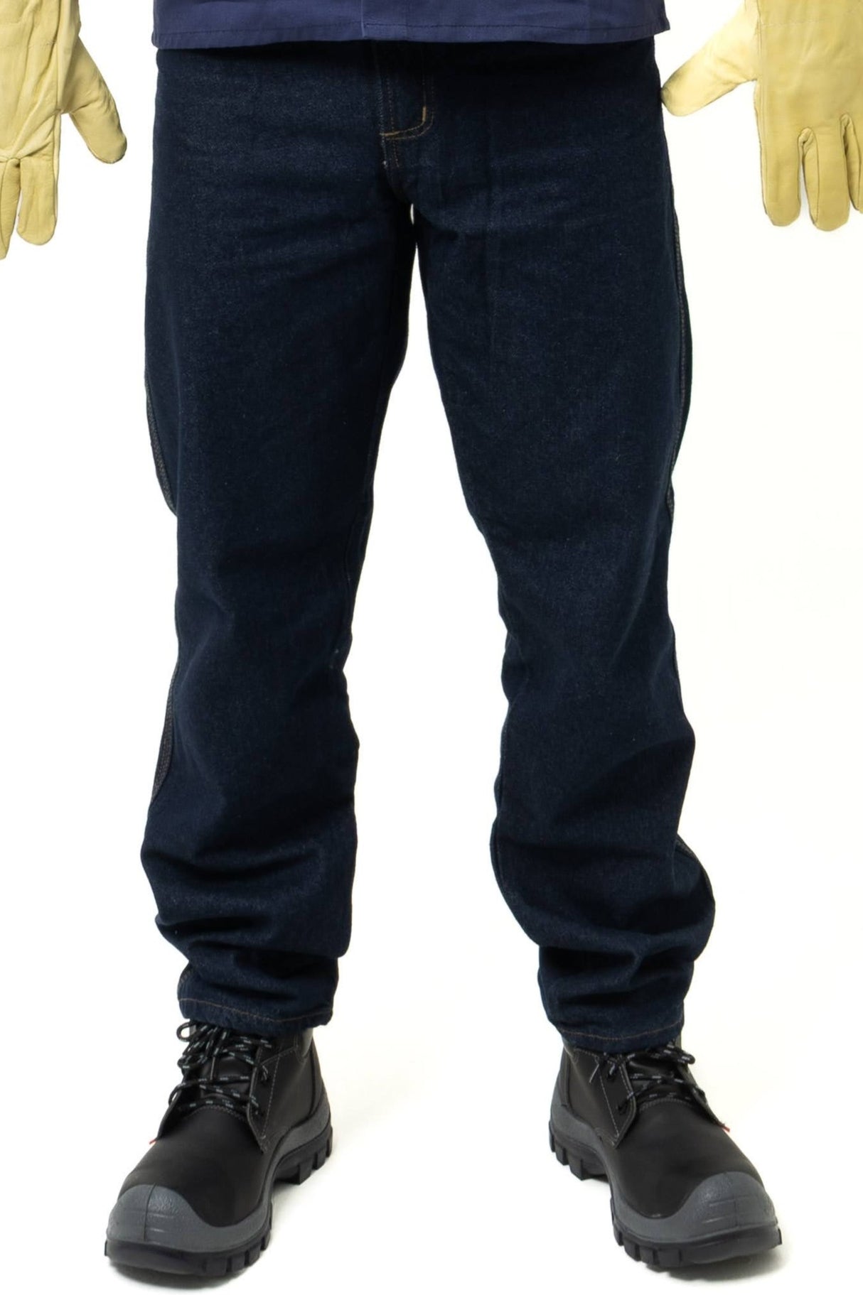 Pantalón Índigo para Hombre – 4 Bolsillos, Costuras Reforzadas y Cañesú Posterior