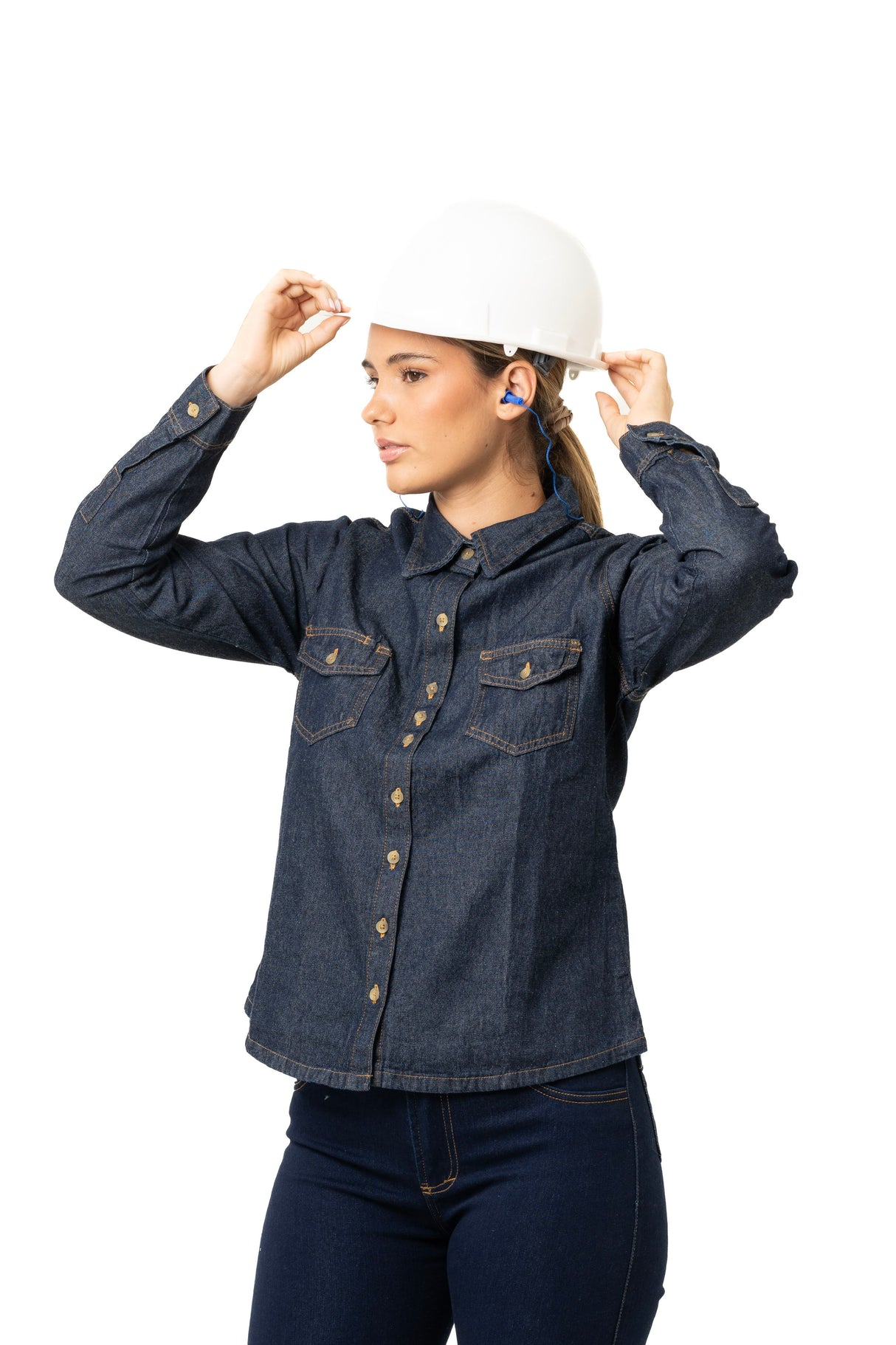 Casco Dieléctrico de Seguridad con Rachet – Protección Industrial Unisex