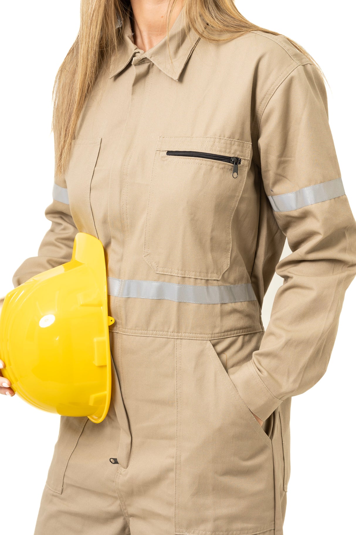 Casco Dieléctrico de Seguridad con Rachet – Protección Industrial Unisex