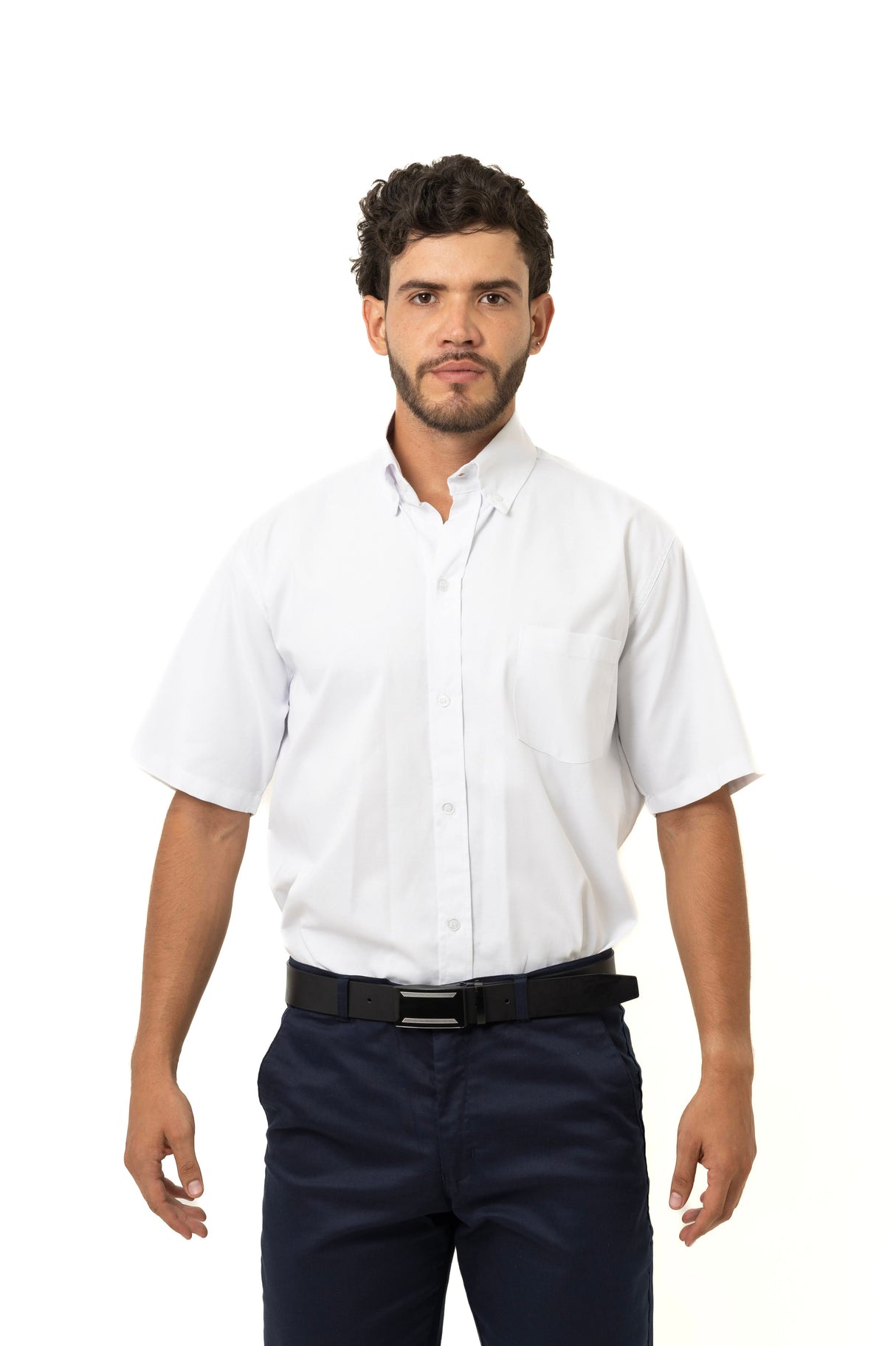 Camisa Clásica de Hombre Manga Corta
