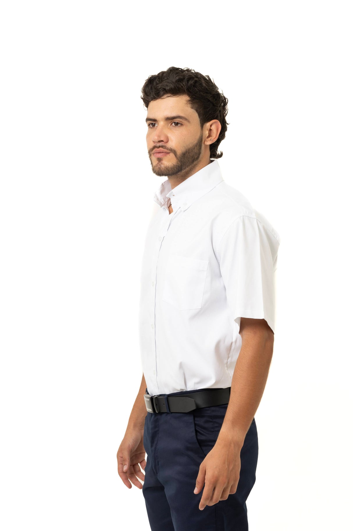 Camisa Clásica de Hombre Manga Corta
