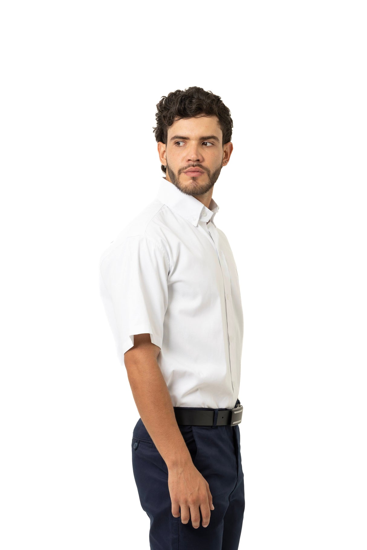 Camisa Clásica de Hombre Manga Corta