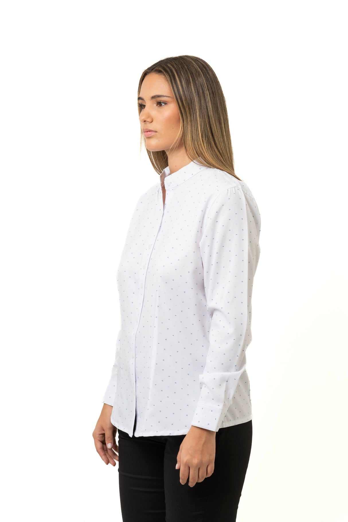 Blusa de Manga Larga Bolivar con Botones