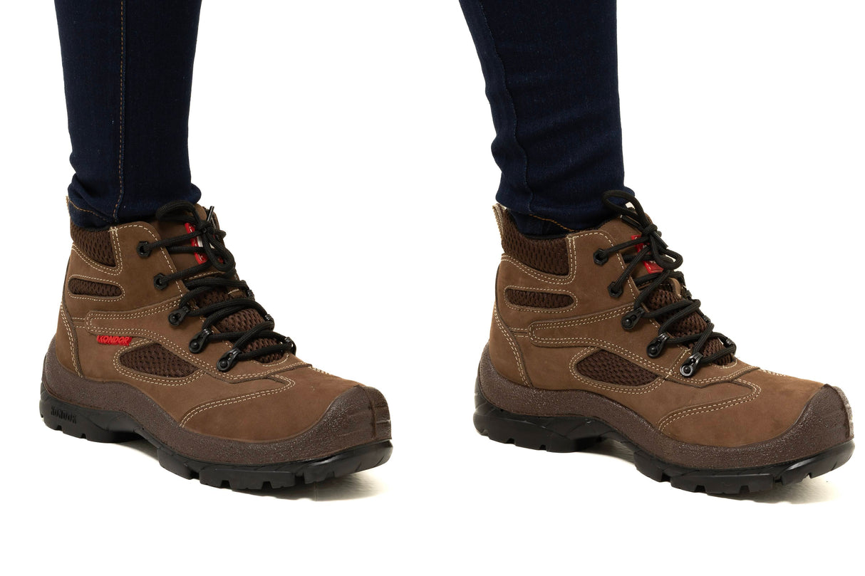 Botas de Seguridad Unisex Kondor – Puntera en Policarbonato y Suela Tridensidad