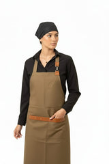 Delantal Unisex con Hebilla Metálica y Bolsillos – Resistente y Versátil