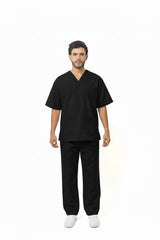 Conjunto Antifluido para Hombre – Camisa Cuello V y Pantalón Encauchado