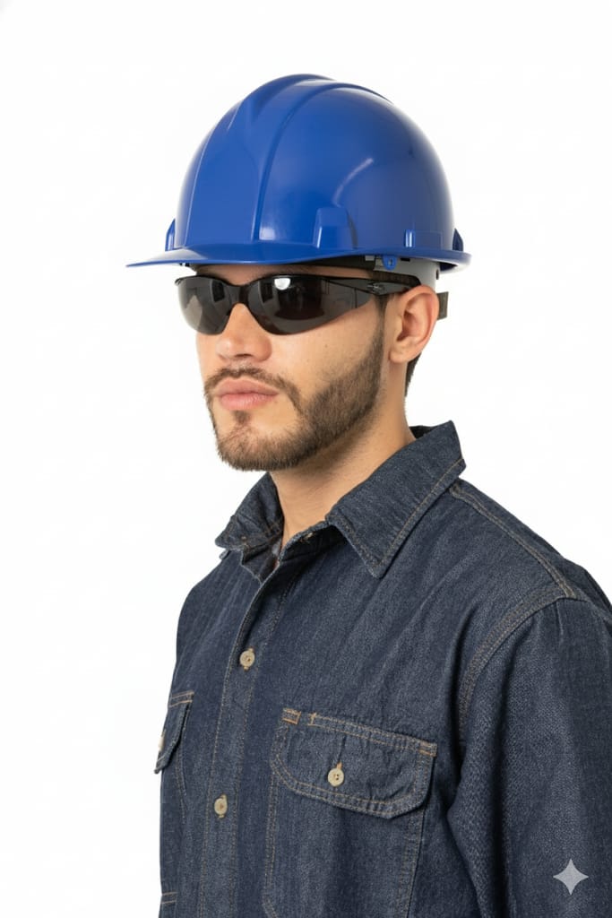 Casco Dieléctrico de Seguridad con Rachet – Protección Industrial Unisex